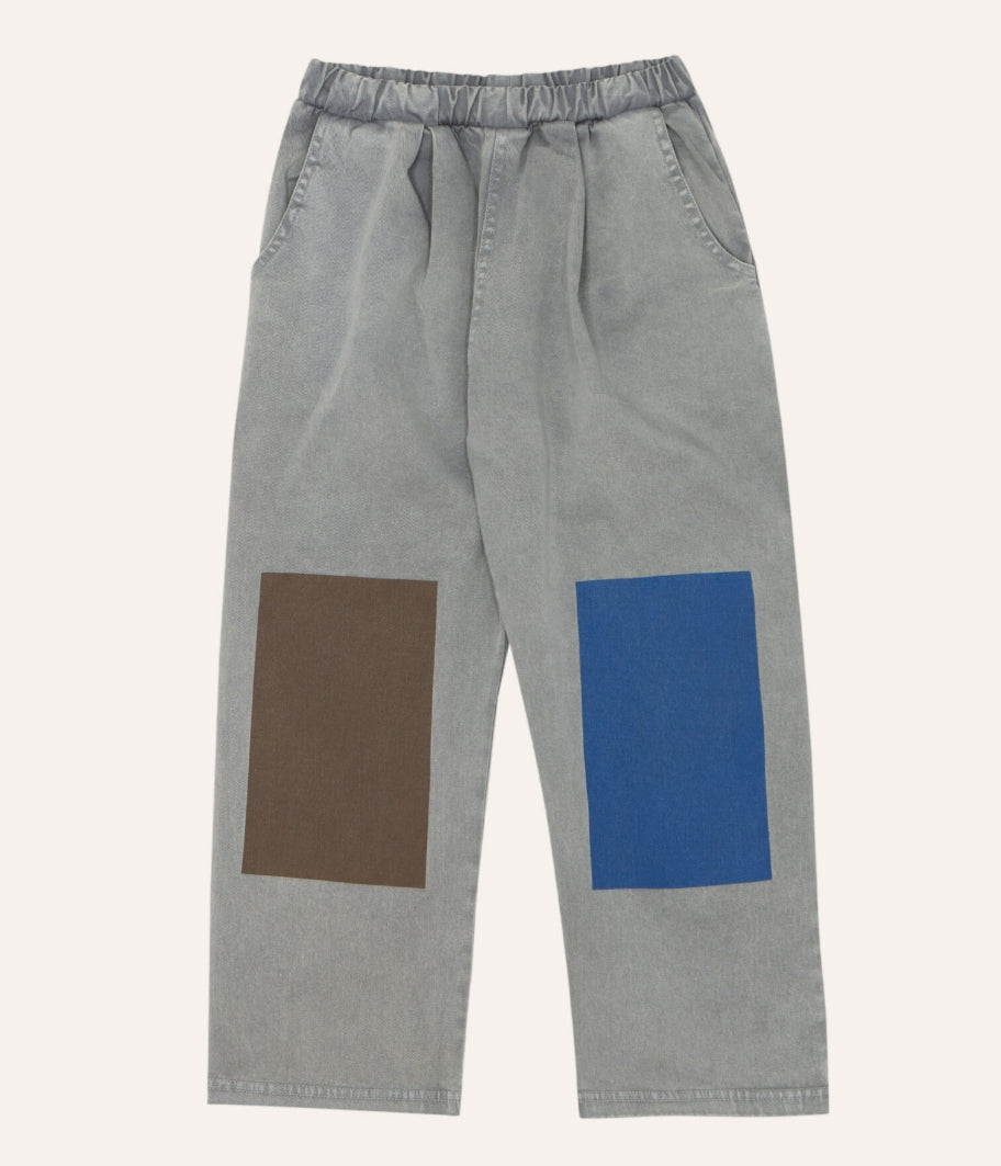 Grey Washed Kids Trousers