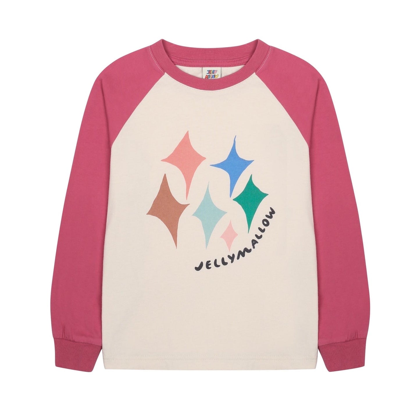 Dia Raglan Long Sleeve T-Shirt_Rose