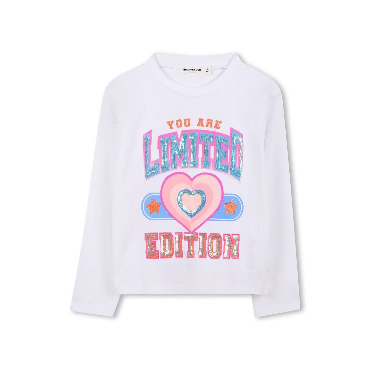 Love long sleeve T-shirt white