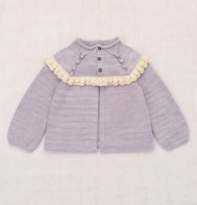 Ruffle Cardigan Mist