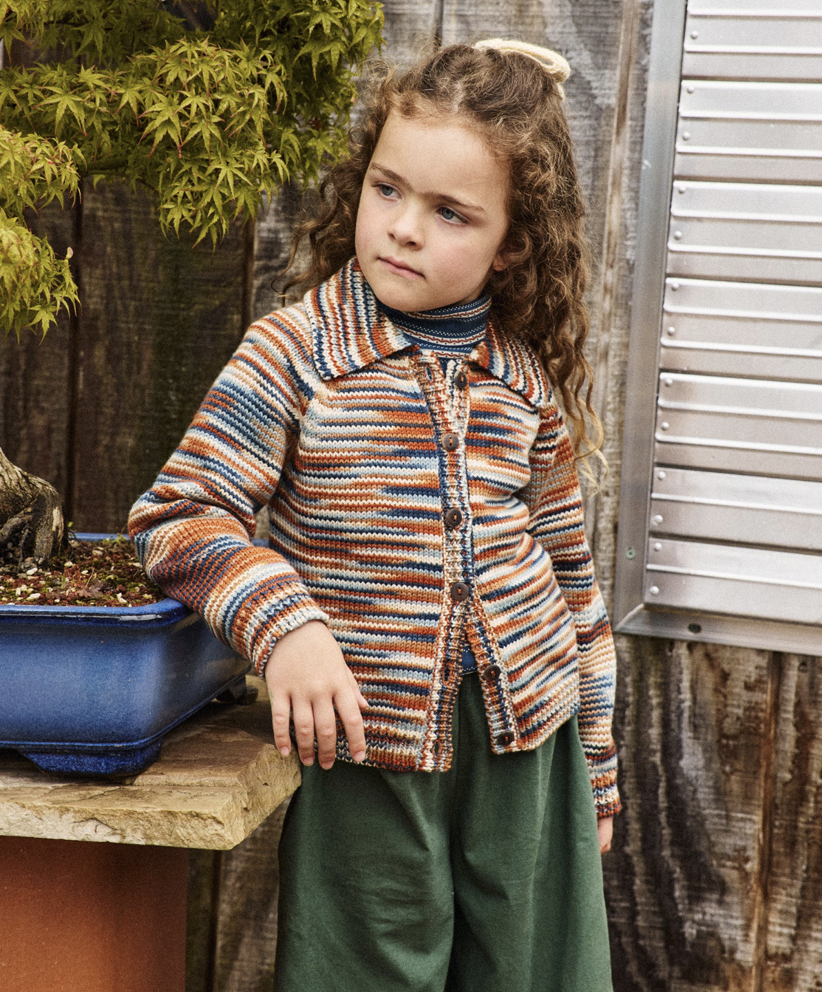 Motley Cardigan Neriage Space Dye