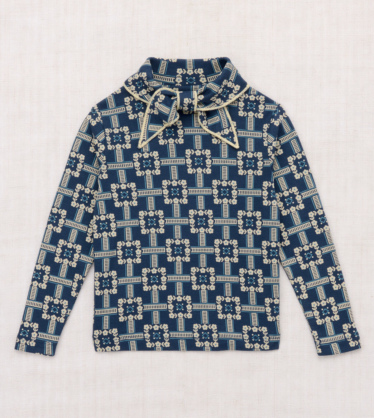 Scout Top Moonlight Railroad Floral