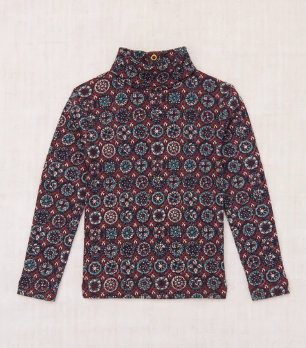 Turtleneck Madder Root Folk Tile