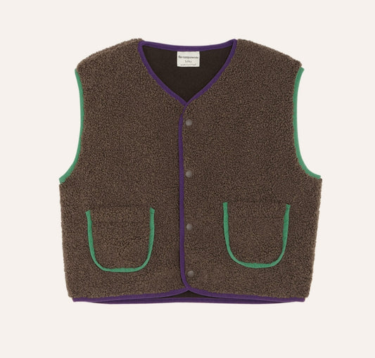 Brown Teddy Kids Vest