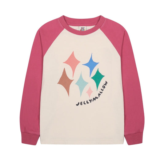 Dia Raglan Long Sleeve T-Shirt_Rose