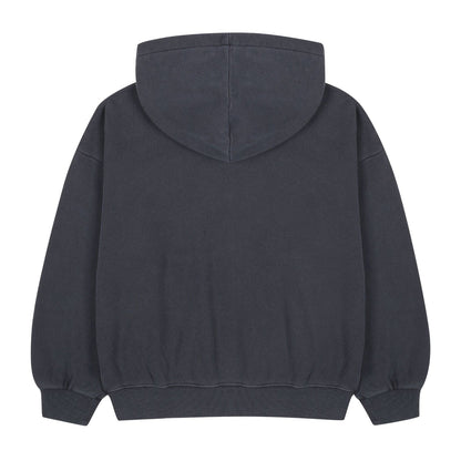 Star Pig Hoodie Zip-Up_Charcoal