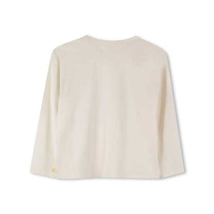 Feel in good long sleeve T-shirt_off white