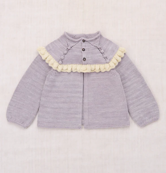 Ruffle Cardigan Mist