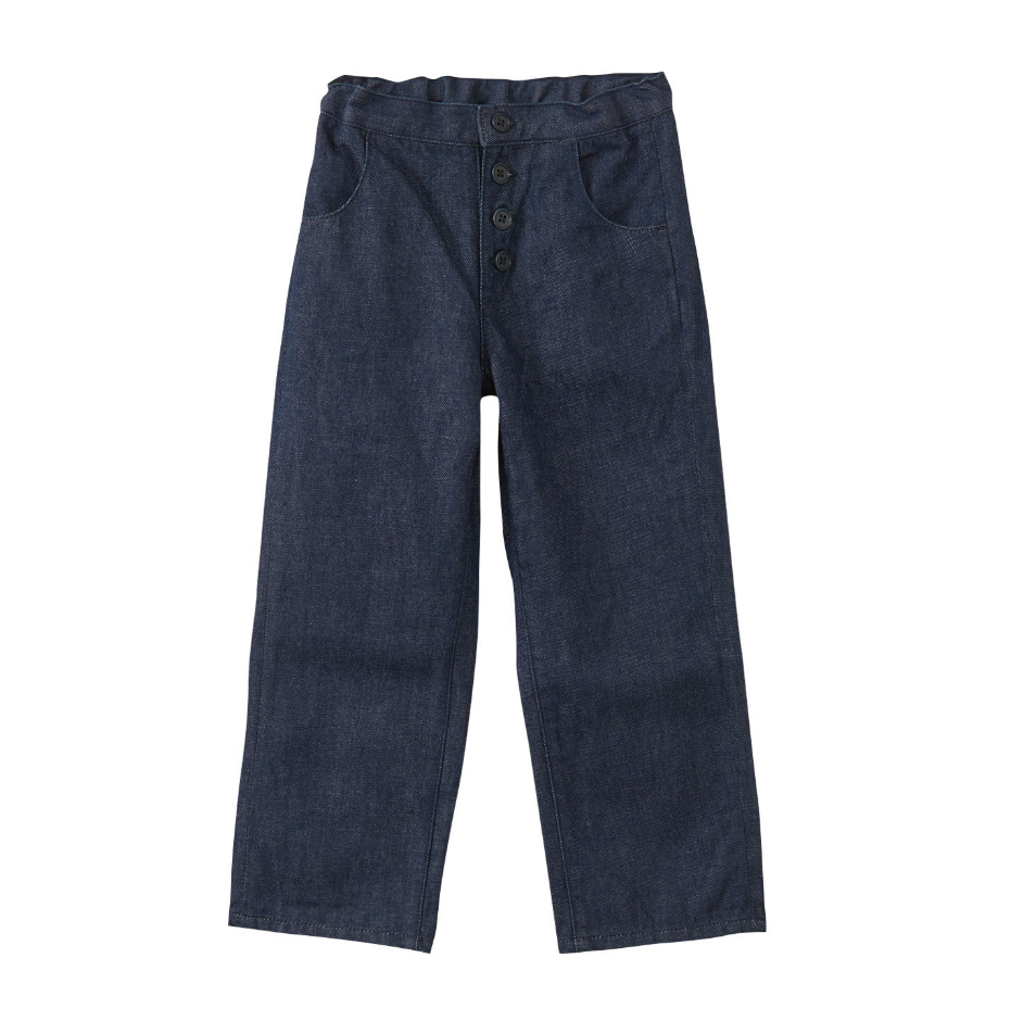 Erodium Denim Blue Trousers