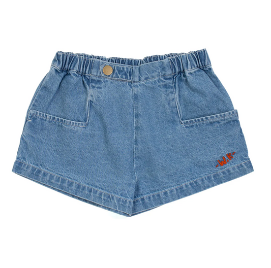 Kons Denim Short - Mid Bleach