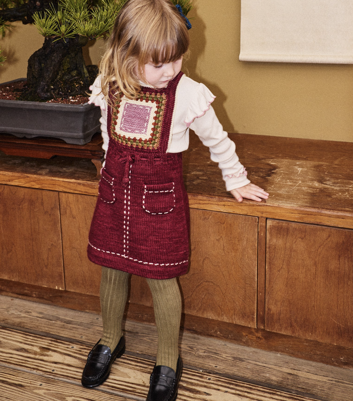 Running Stitch Pinafore Cambridge