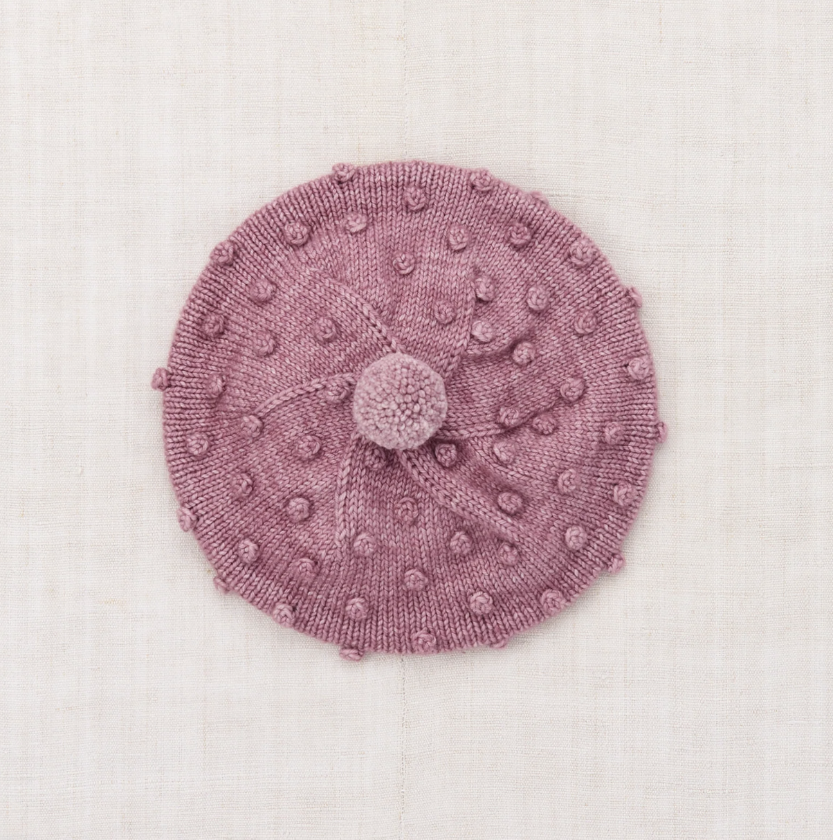 Popcorn Beret Antique Rose