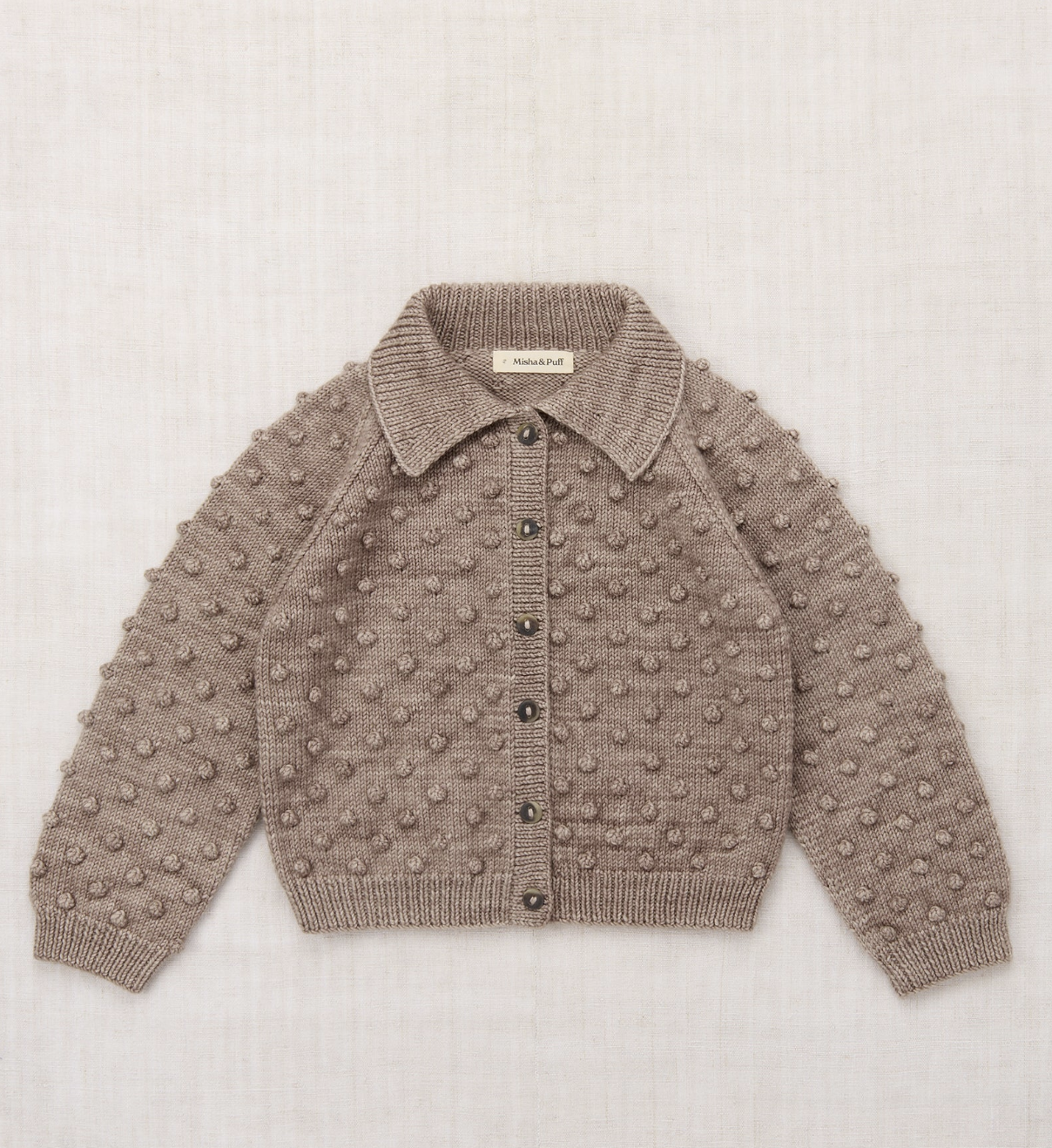 Popcorn Motley Cardigan Turtledove