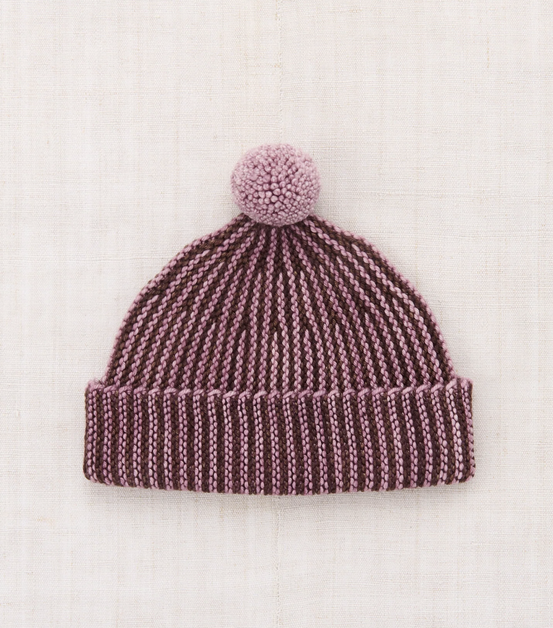 Strata Garter Hat Antique Rose