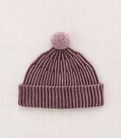 Strata Garter Hat Antique Rose