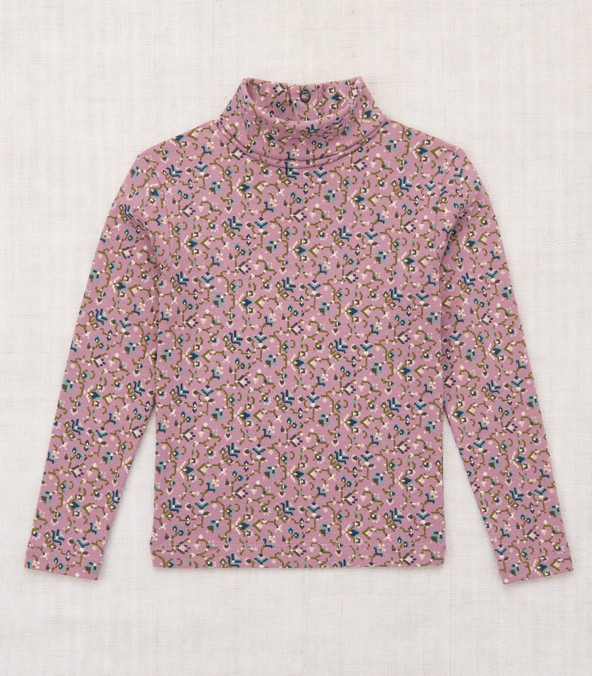Turtleneck Antique Rose Millefleurs