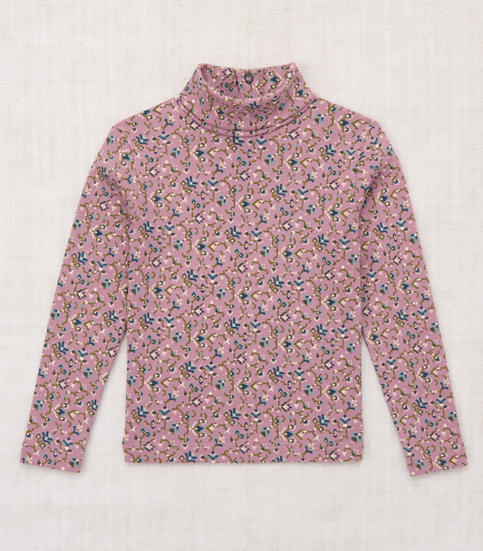 Turtleneck Antique Rose Millefleurs