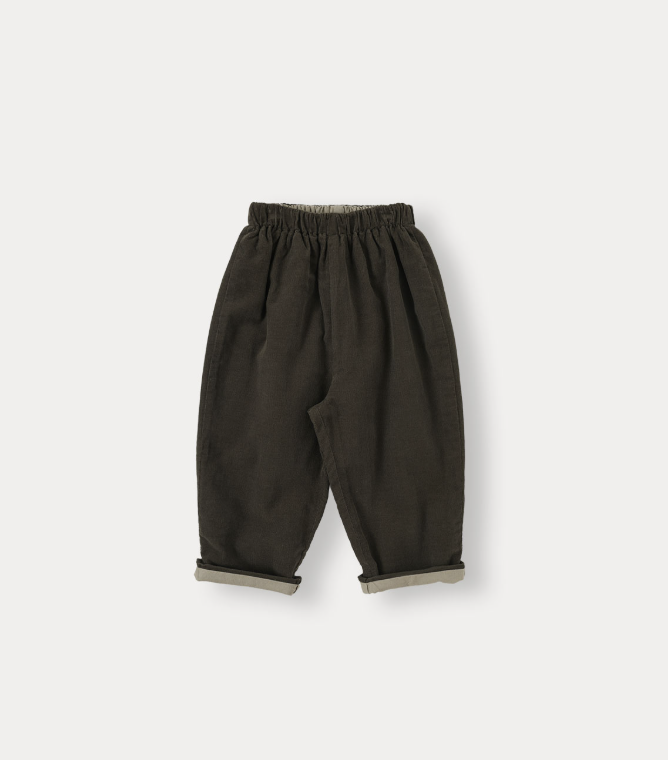Cozy Corduroy Two Tone Pants
