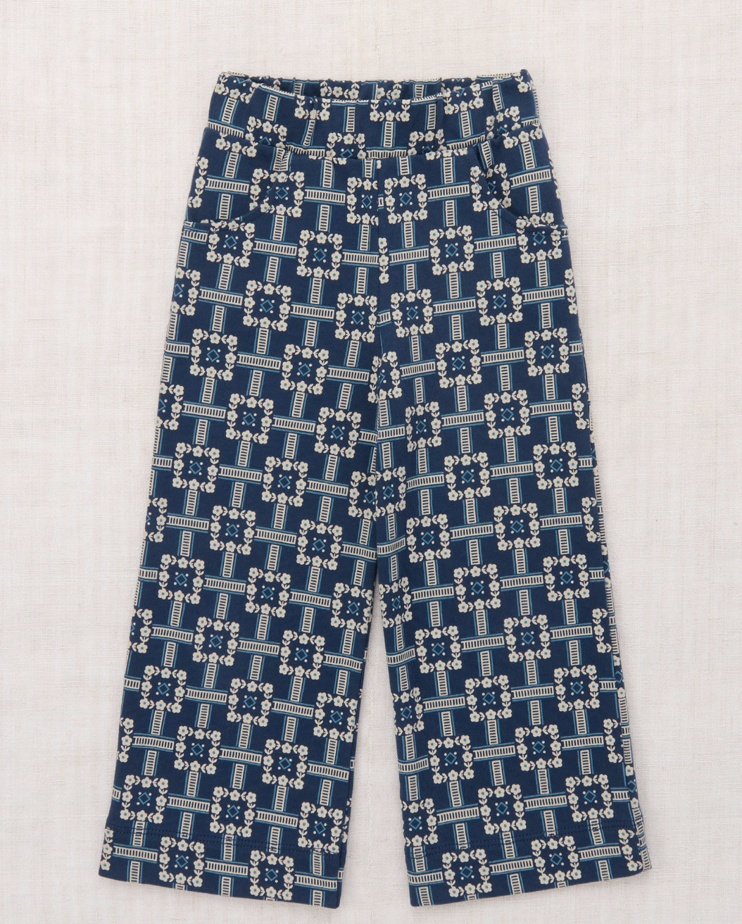 A-Pant Moonlight Railroad Floral