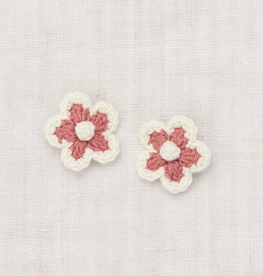 pre-order Medium Flower Clip Set Rosewood