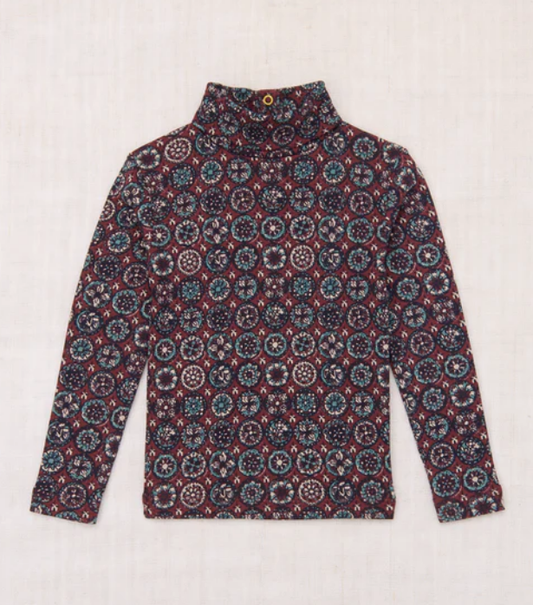 Turtleneck Madder Root Folk Tile